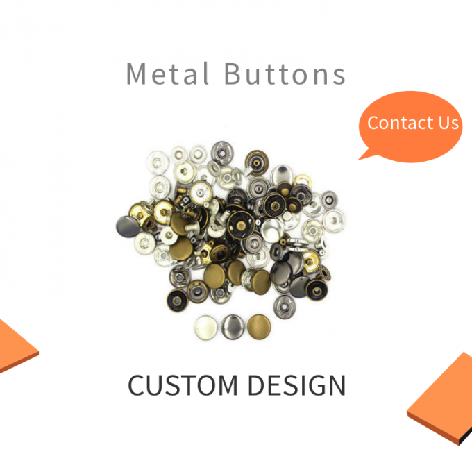 metal buttons supplier bulk order fashion buttons design