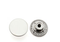 Shiny Silver Denim Metal Buttons Original Designer Button Accessories