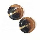 Big Size Bright Color Bulk Trench Plastic Horn Coat Buttons High Wear Resistance With ing Hole