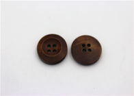 Easy Clean Decorative Wooden Buttons For Shirt Overcoat Apparel ing