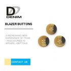 High Durability Navy Blazer Coat Buttons For Single - Breasted Jackets