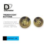 Big Size Bright Color Bulk Trench Plastic Horn Coat Buttons High Wear Resistance With ing Hole