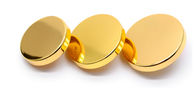 Decorative High Grade Blazer Coat Buttons , Gold Color Bulk Metal Skirt Buttons