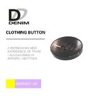 Mens Clothing Black ing Buttons Bulk , Round Shaped Fashion Designer Buttons