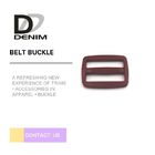 Red DTM Plastic Custom Made Belt Buckles For Clothing / Backpacks / Suitcases