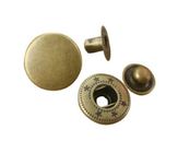 Anti-Brass Snap Buttons Flat Ring 4 Parts 17MM Lead Free Eco-Friendly