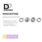 5 Claws Enameled 20L Clothing Snap Buttons , Prong Type Snap Button for Pants