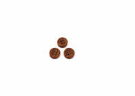 Dark Brown Color Fake Wooden Plastic Buttons 4 - Holes Shirt & Dress