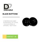 Large Plastic Resin Decorative Black Buttons 16l-32l Size With Logo Engraved