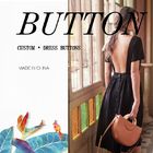 Fashionable Dress Bulk Plastic Snap Button Brown & Black DTM Fabric Stock Size
