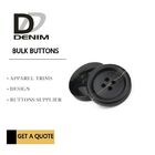 Fancy Extra large Black 3 inch black buttons Trims Plastic & Resin Bulk