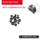 Black Mask Buttons 4holes / 2 holes Resin
