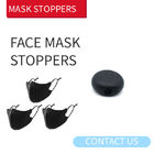 Mask Toggles Cylinder Shaped Plastic Cord Stopper Silicone Elastic Cord