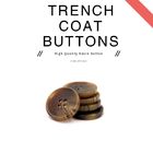 Resin Trench Coat Buttons