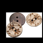 Hair Cord Coconut Buttons Flower-Shaped