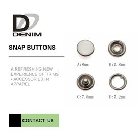 Decorative Bulk 16L Pearl Brass Snap Buttons