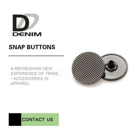 Outdoor Chic Coat Clothing Snap Buttons Metal Color Design , Enameled Available