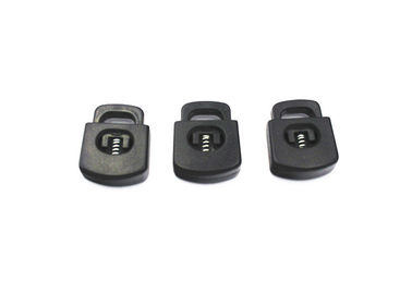 Black Plastic Cord Lock & Toggles Styles For Garments, For Garments