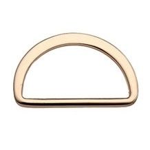 D Shaped Metal Fashion Rings Replacement Washable For Luggage / Coat / Hat