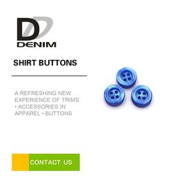 Resin Colorful Dress Shirt Buttons 4 Holes ing Buttons Accessories Bule Plastic Bulk Buttons