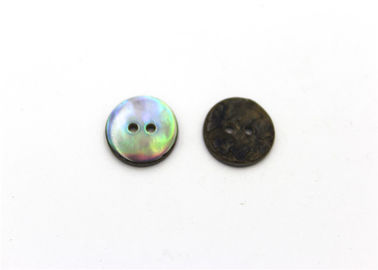 Large Size 2 Holes Liser Pearl Shell Buttons Non - Toxic With Dyed To Match