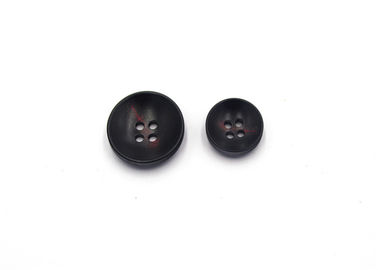 Concave Large ing Buttons 4 Holes Good Wear Resistance For Gray Blazer