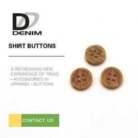 Imitation Wood Buttons