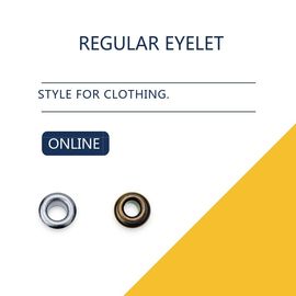Custom Washer Flat Brass Eyelets Ring Type & Grommets Designs For Clothing