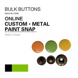 Barrel Rack & Spray Paint DTM Fabric Clothing Colour 4 - Parts Bulk Snap Brass Button