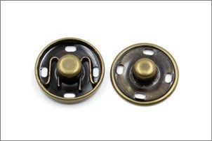Small Brass Metal Buttons Electroplating Color Snap Buttons For Clothing