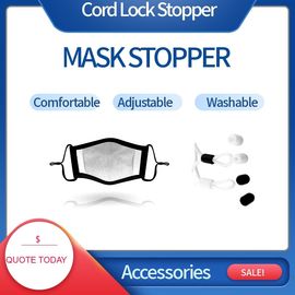 Durable Mini Plastic Cord Stopper , Plastic Spring Stop Toggle Cord Locks