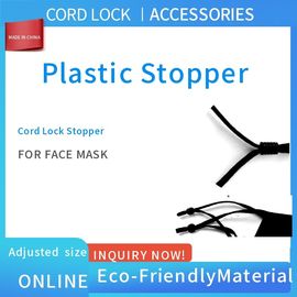 Durable Mini Plastic Cord Stopper , Plastic Spring Stop Toggle Cord Locks