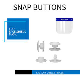 10mm Plastic Snap Button For Protection Face Shield Two Parts One Time Using