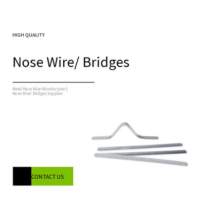 EU Standard Aluminium Metal Nose Wire For Face Mask