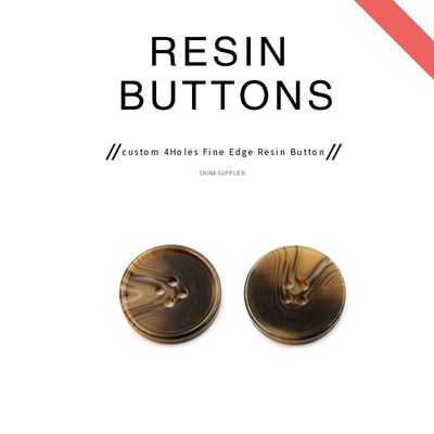 4 Holes Resin Button For Coats