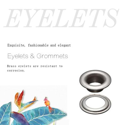Sliver Metal Grommets Eyelets & Washer