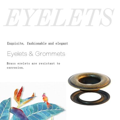 Sliver Metal Grommets Eyelets & Washer