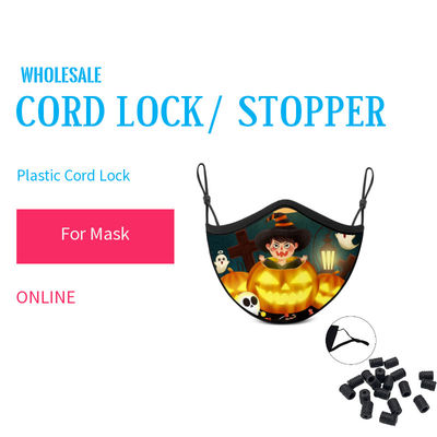 Barrel Cord Lock Stopper For Face Mask