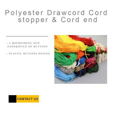Polyester Drawcord Cord Stopper & Cord End