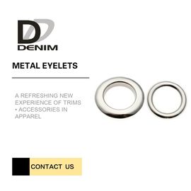 High Durability Metal Eyelet Rings Crack-Proof For Clothings Decoration