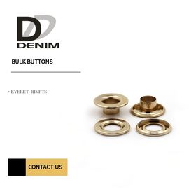 Iron / Brass Material Metal Eyelet Grommet Rivets