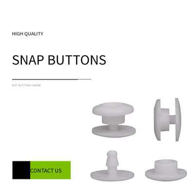 10mm Round Head Resin Snap Button For Face Shields