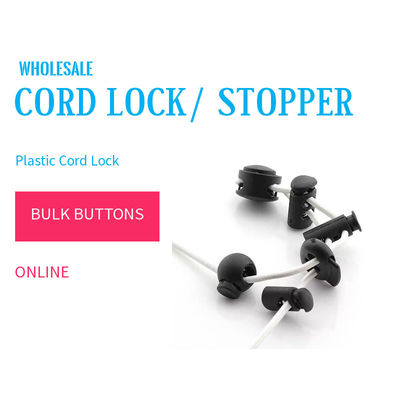 Barrel Cord Lock Stopper For Face Mask