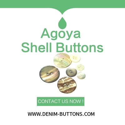 Agoya Shell Buttons | Bulk Clothing Button