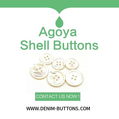 Agoya Shell Buttons | Bulk Clothing Button