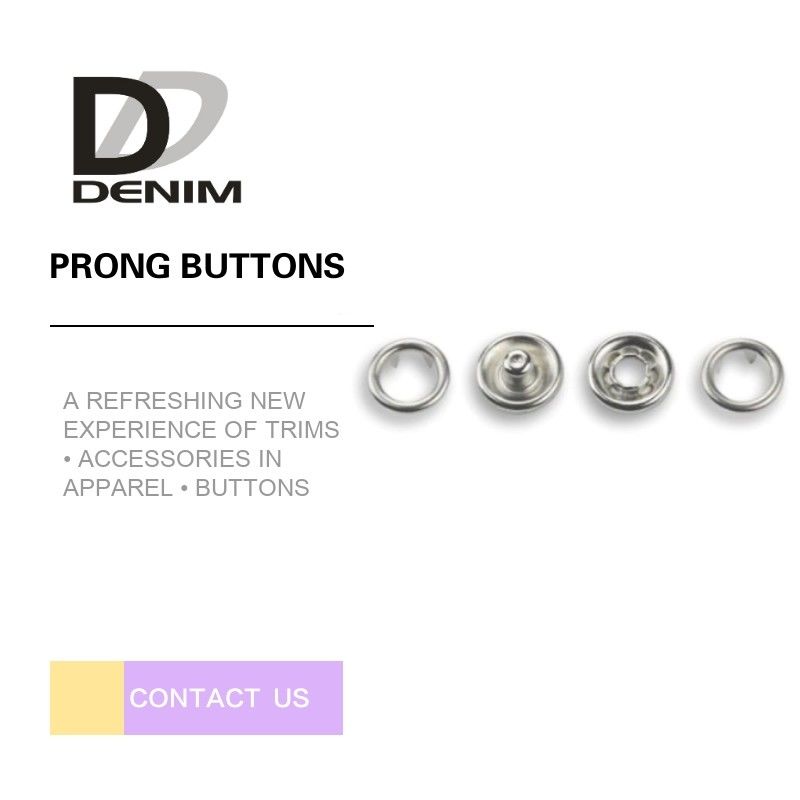 5 Claws Enameled 20l Clothing Snap Buttons Prong Type Snap