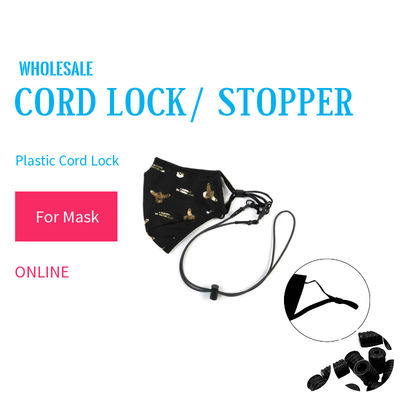 Barrel Cord Lock Stopper For Face Mask